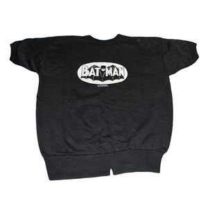 True Vintage 1966 Batman DC Comics Black Sweater Sweatshirt *DRY ROT*